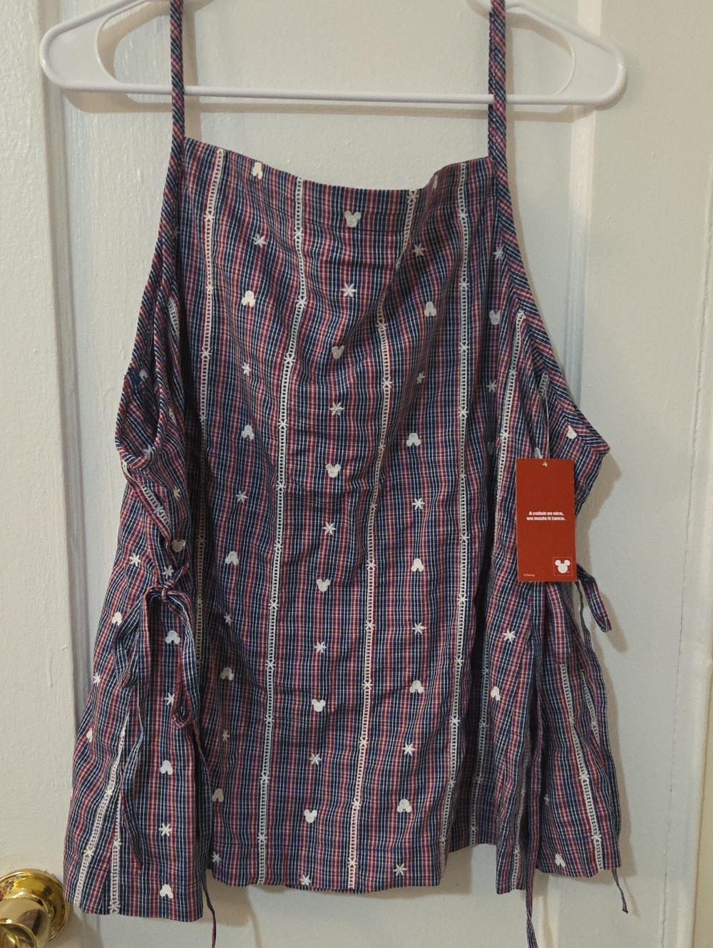 Old Navy x Disney Mickey Mouse Side-Tie Tank Top for Women XXL NWT